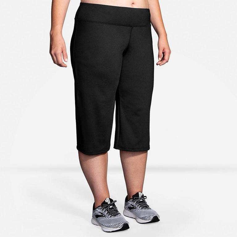Brooks Venture Capri Women's Running Pants - Grey (29568-URVP)